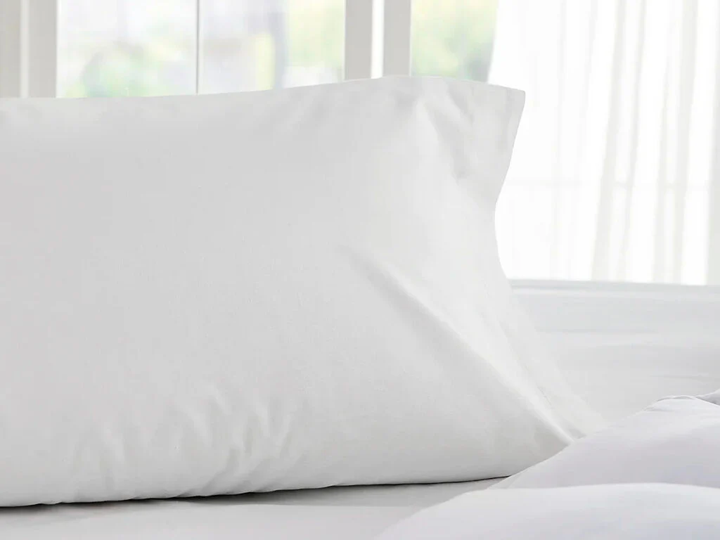 Funda de almohada blanca 100% algodón de 140 hilos - Image 3